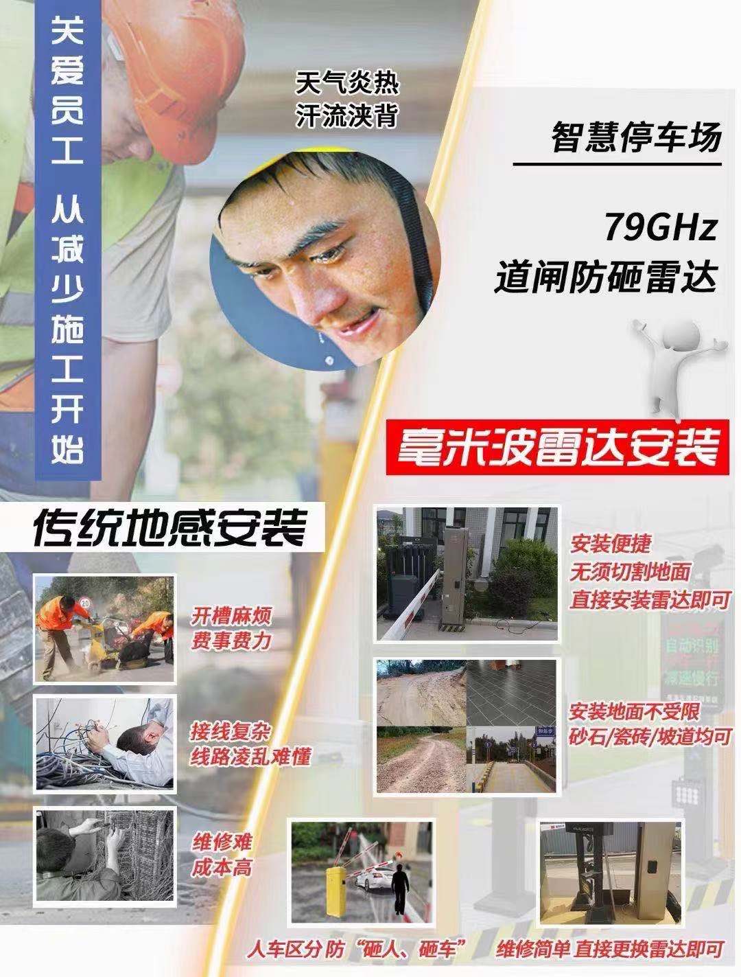 道闸防砸雷达系统价格